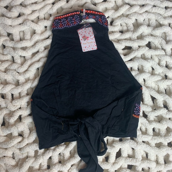 Free People GOA Tank/Crop Top Black - Picture 7 of 8